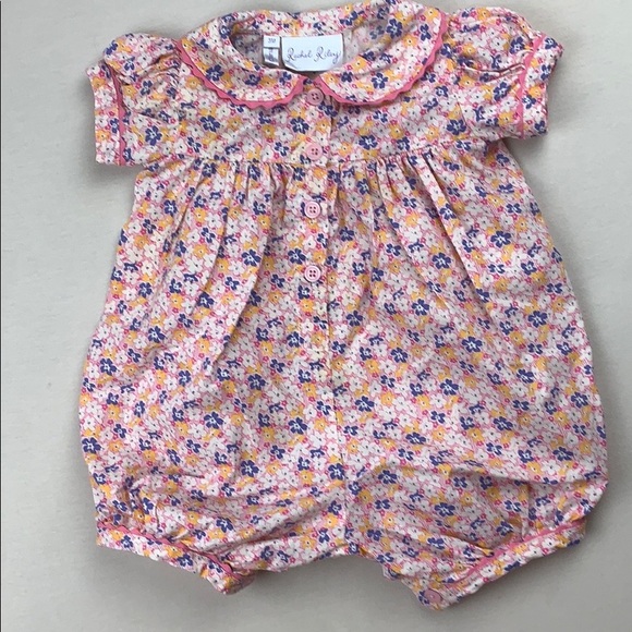 Rachel Riley Button-Front Bubble Romper - Picture 2 of 3